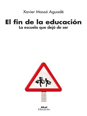 cover image of El fin de la educación